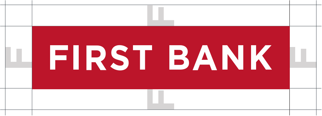 First Bank Logo - Spacing Guide