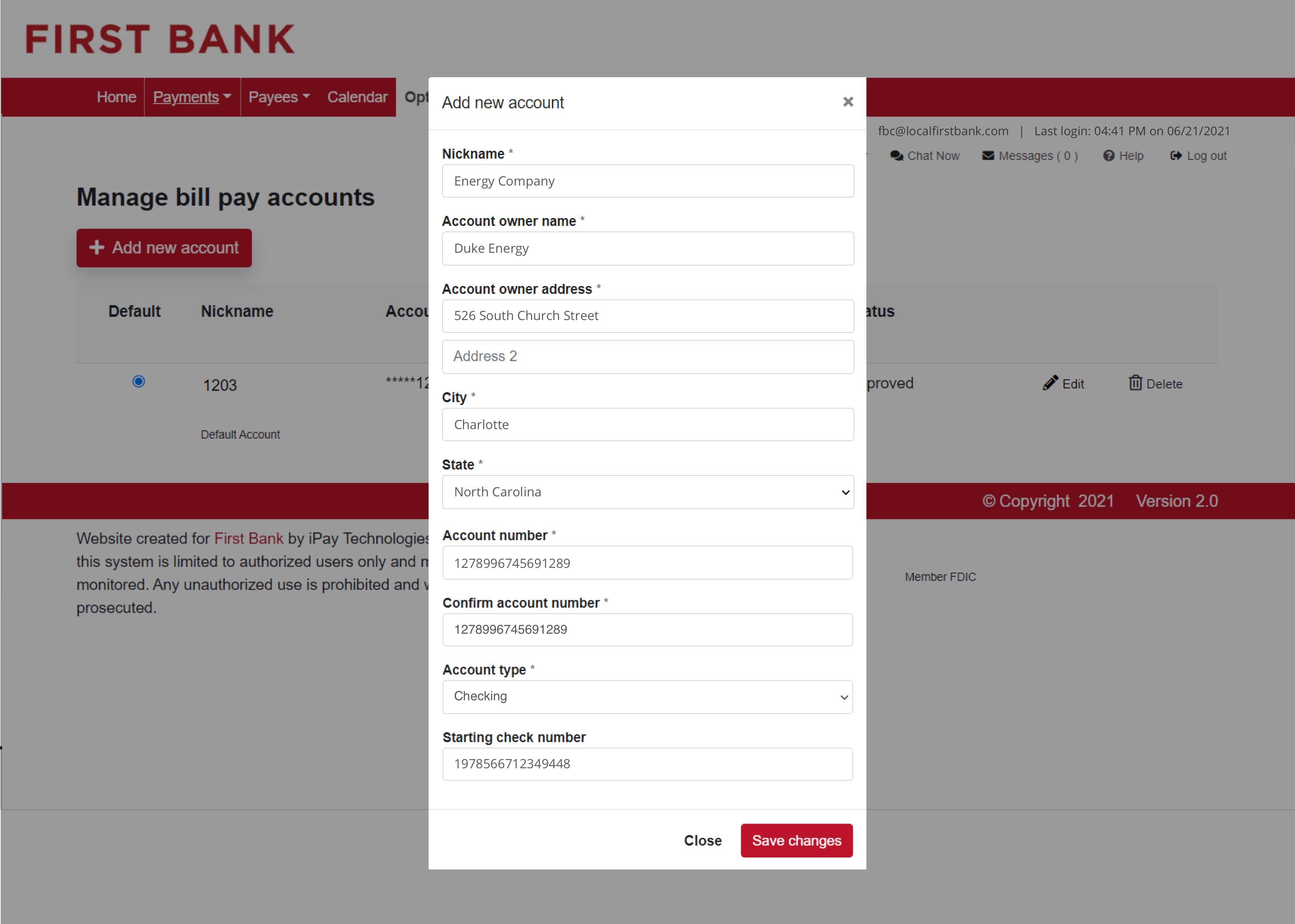 first bank bill payment service bmo