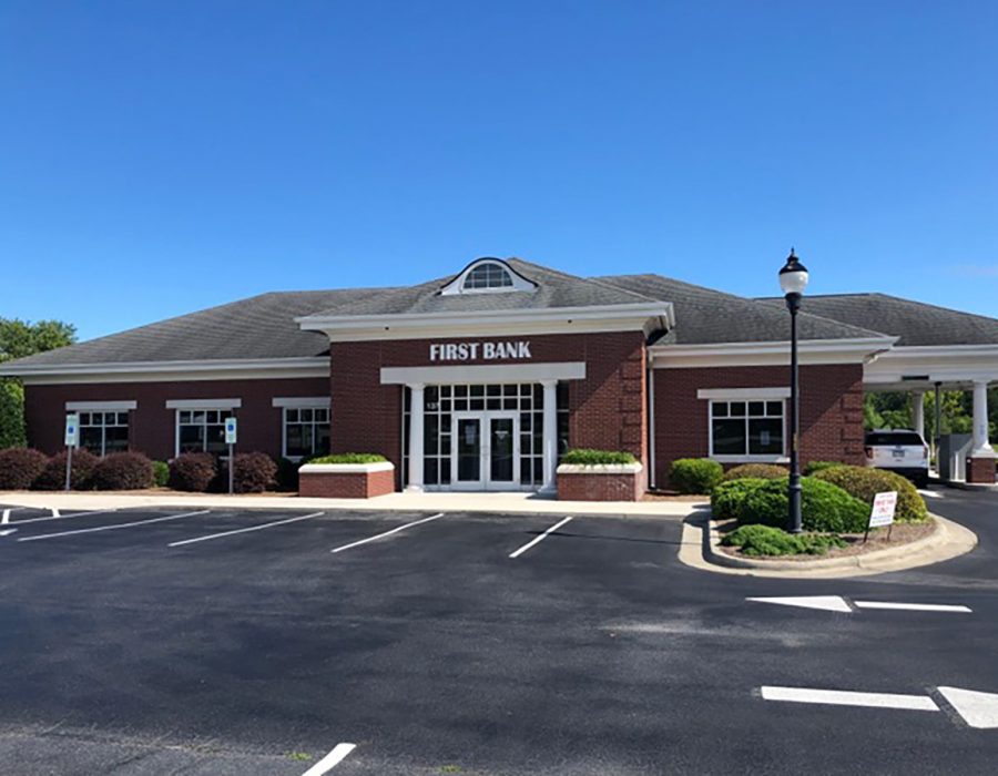First Bank Morehead City branch exterior.