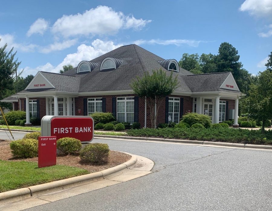 First Bank Mt. Pleasant branch exterior.