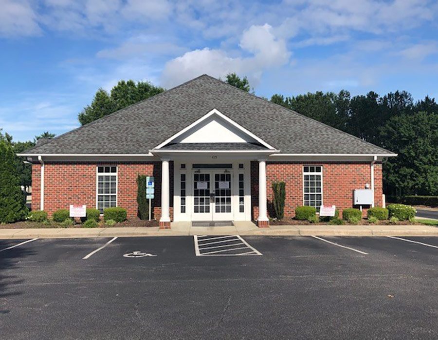 First Bank Angier branch exterior.