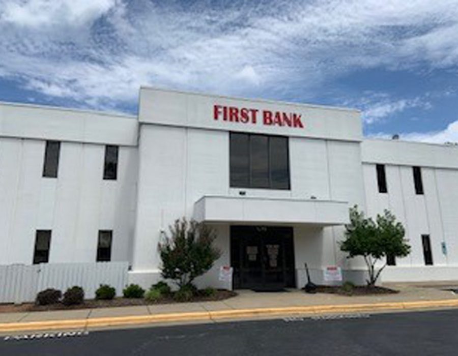 First Bank High Point branch exterior.