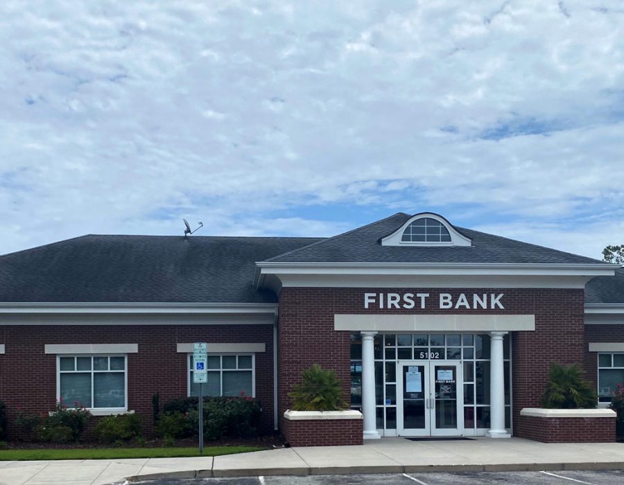 First Bank Wilmington Monkey Junction branch exterior.