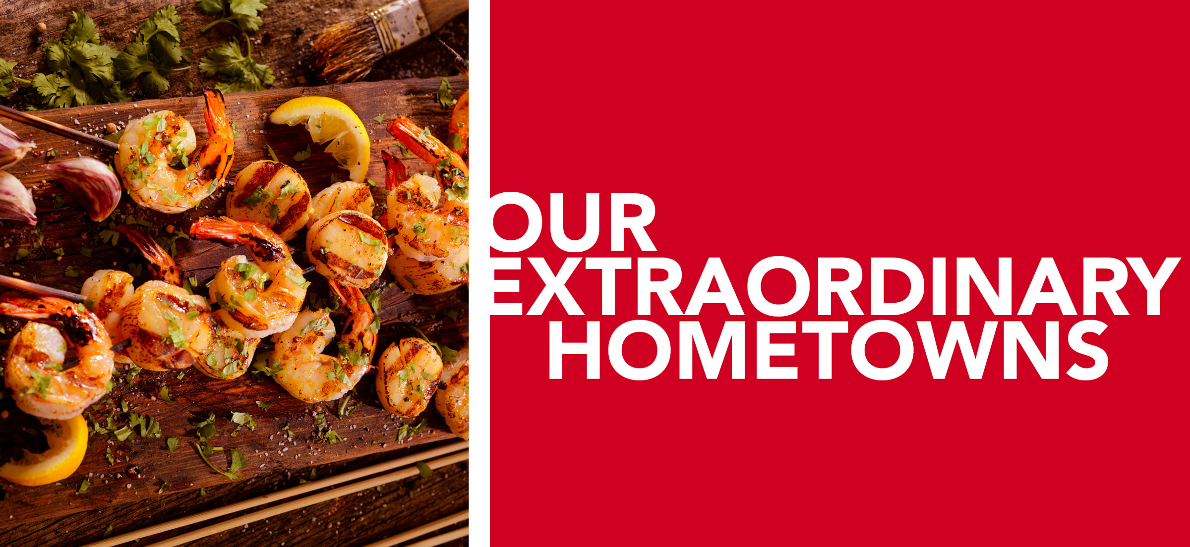 BBQ shrimp - Our Extraordinary Hometowns.