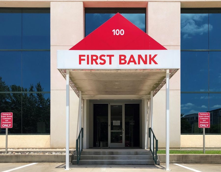 Charlotte First Bank branch exterior