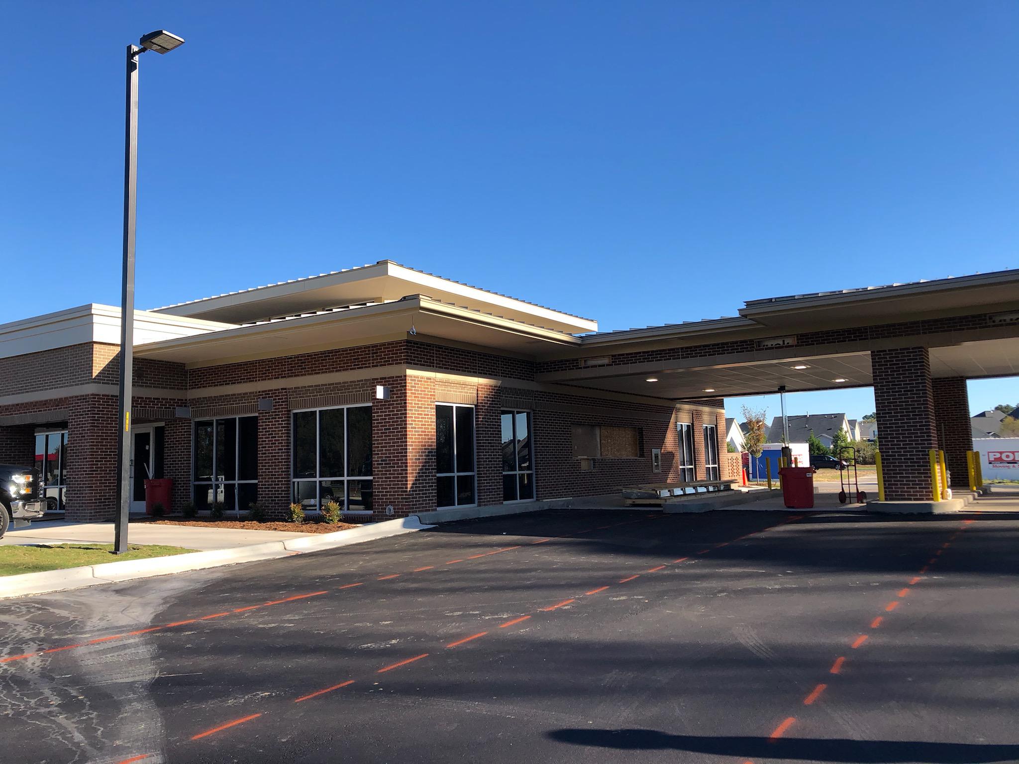 Exterior of Fuquay Varina branch.