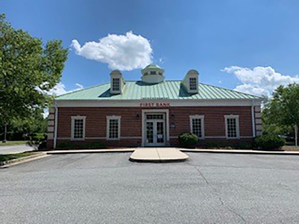 First Bank Winston-Salem Oliver's Crossing branch exterior.