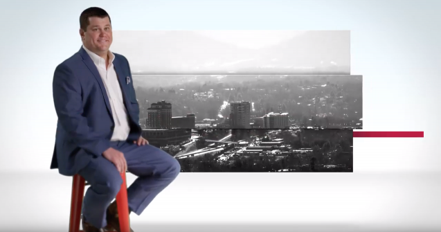 Billy Taylor sitting on a stool