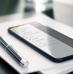 First Bank mobile app running on a smart phone.