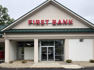 First Bank Rock Hill branch exterior.