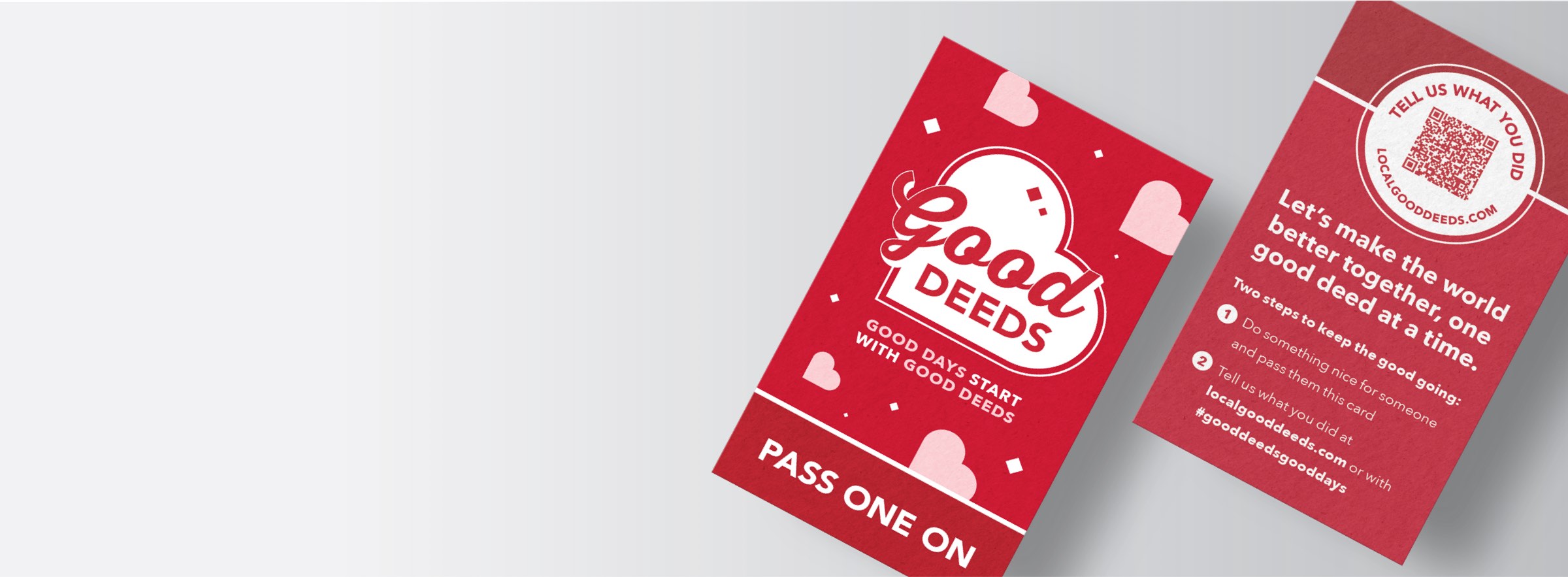 Good Deeds card front and back.