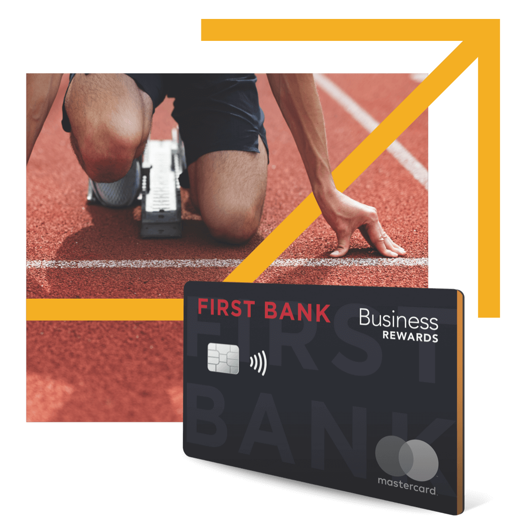 First Bank Business Credit Card with Rewards.
