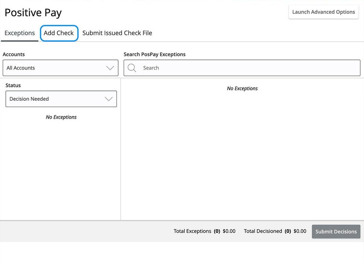 First Bank online banking screen highlighting the 