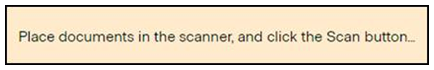 scanner refresh message