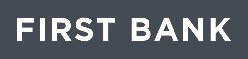 First Bank Logo - Grayscale