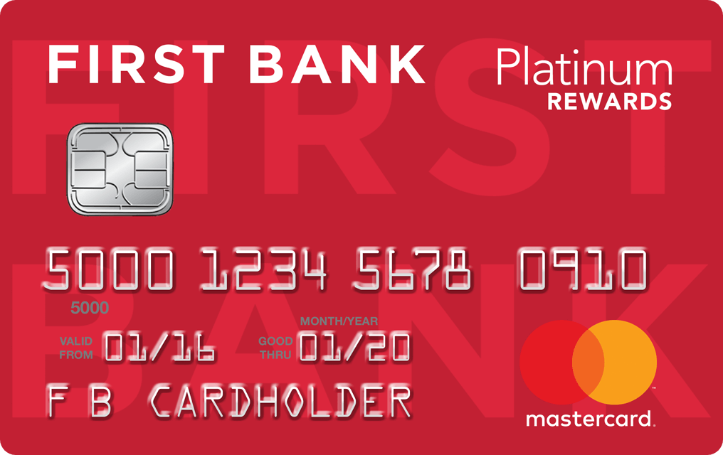 Platinum Credit Card with Rewards  First Bank