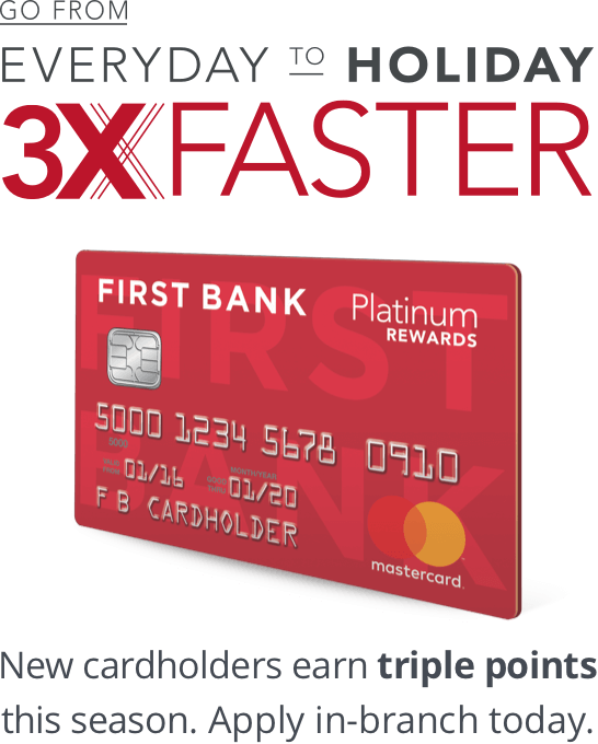 Platinum Credit Card with Rewards | First Bank