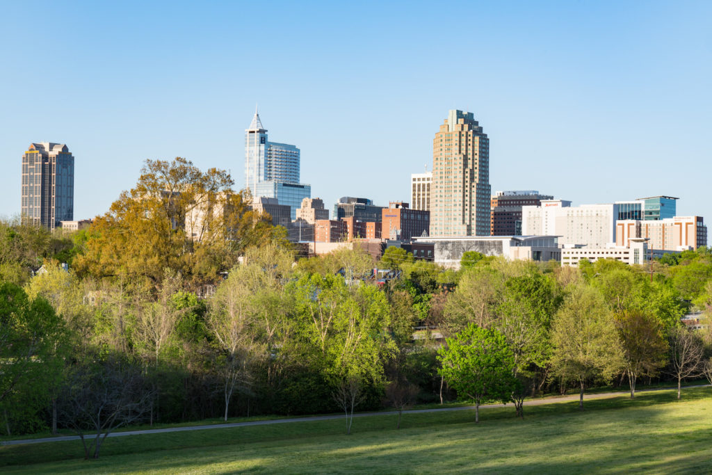 Raleigh, NC skyline